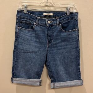 Levi’s Classic Bermuda Denim Jean Shorts